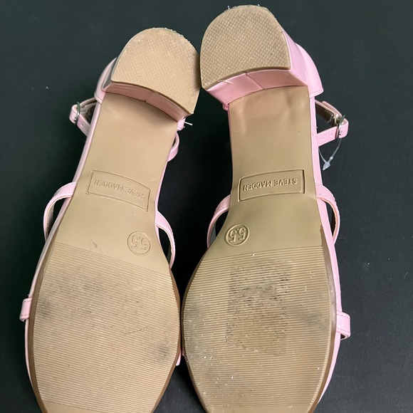Steve Madden light pink Sandal - Size 6.5 - EUC - Picture 4 of 4